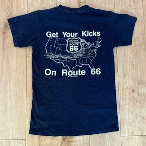 Vintage 90’s Good Shirts Get Your Kicks On Route 66 Graphic Pocket Shirt